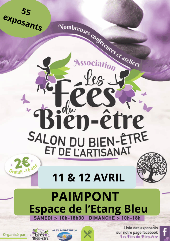 Salon du bien etre paimpont avril 2026